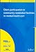 Client Participation in Community Residential Facilities in Mental Health Care