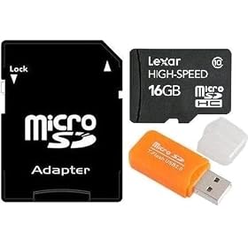 Buy Lexar 16GB Mobile MicroSDHC Card Class 10 High-Speed Micro SDHC Upto 12MB s Write... now!