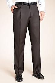 Collezione Luxury Pure Wool Pleat Front Trousers