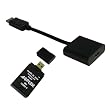 DisplayPort to HDMI Video Audio Adapter Converter Cable with USB 2.0 AGPtek All-in-One Card Reader DisplayPort to HDMI Video Audio Adapter Converter Cable with USB 2.0 AGPtek All-in-One Card Reader