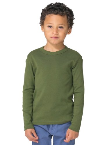 American Apparel Kids Rib Long Sleeve T-Shirt