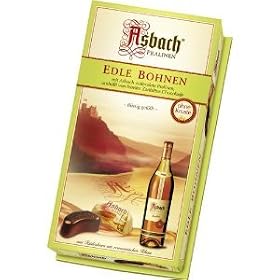 Asbach Uralt Brandy Filled Chocolate Shaped Beans in Large Gift Box - 200g/7.1oz