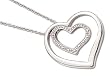 Big heart with little heart necklace Sterling Silver Necklace