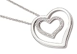 Big heart with little heart necklace Sterling Silver Necklace