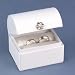 Toys : White Treasure Chest Ring Box
