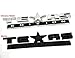 Chevy Truck Texas Flag Emblem Emblem - 2 Piece (Chrome)