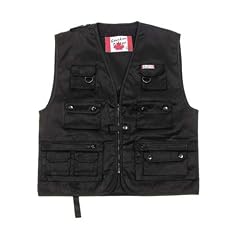Angler und Outdoor Weste schwarz S- XXL