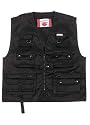 Angler und Outdoor Weste schwarz S- XXL