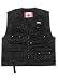 Sports : Angler und Outdoor Weste schwarz S- XXL