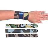 Camouflage Slap Bracelets - 12 per unit