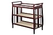 Sleigh Changing Table in Cherry Finish By Storkcraft Baby Furniture