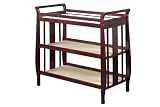 Sleigh Changing Table in Cherry Finish By Storkcraft Baby Furniture
