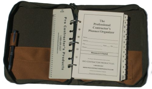 2012 Contractor's Planner/Organizer in Nylon Binder