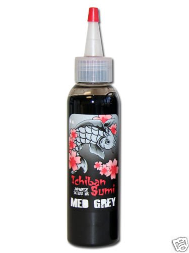 Grey Wash Medium 4 oz Tattoo Ink. Ichiban Sumi has just finished their new Grey Wash Medium 4 oz Tattoo Ink. Ichiban Sumi has just finished their new