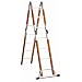 Louisville Ladder L-3092-15 300-Pound Duty Rating Fiberglass Articulated Folding Ladder, 15-Foot