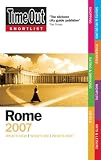 Time Out Shortlist Rome: 2007 (Time Out Shortlist)