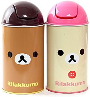 [Rilakkuma] Mini Wastebaskets / Trash Cans 2 kinds- Set