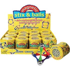 Childrens Toyshop  Toys : Magnetic Stix and Balls