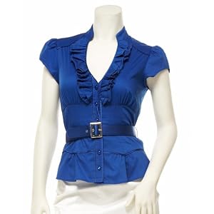 Buy 2b Ruffle Buttoned Top by bebe