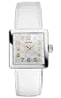 Nautica Women's N13500L Leather Square Analog Watch