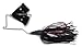 Megastrike Cavitron Buzzbait (1/8-Ounce, Black Blade Black Skirt)