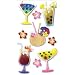 Jolees Epoxy Stickers, Tropical Drink