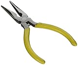 uxcell ラジオペンチ　修復ツール　 126 x 84 x 9mm　金属　軟質プラスチック　シルバートーン　イエロー