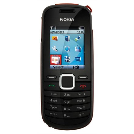 Nokia 1661 Black Mobile Phone on Vodafone PAYG
