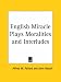 Book English Miracle Plays Moralities and Interludes