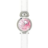 Girls’ Hello Kitty Crystal-Dial Round-Face Watch