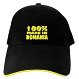 CAPS BLACK EMBROIDERY  100 % MADE IN ROMANIA 