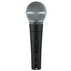 Shure SM-58 Microphone with switch