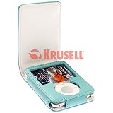 Krusell Ipod Nano Leather Case with Multidapt (Turquoise)
