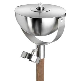 60 Torch and Stake - Stainless Steel (stainless steel) (60.5H x 6.5W x 6.5D) by 