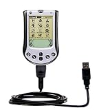 Classic Straight USB Cable for the PalmOne m125 with Power Hot Sync and Charge capabilities - Gomadic Brand w/ TipExchange Technology