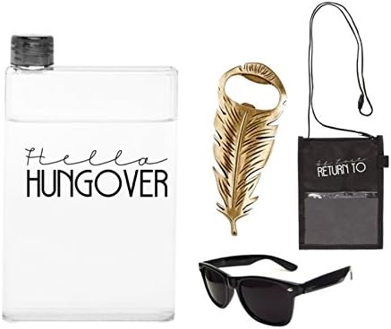 WOO HOO Supply: Hella Hungover Kit for Bridesmaids and Bride, Bachelorette or Bachelor Party, 21st Birthday Present