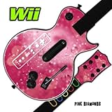 Skin Decal Cover for GUITAR HERO 3 III Nintendo Wii Les Paul - Pink Diamond ....