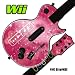 GUITAR HERO 3 III Faceplate Skin Skins for Nintendo Wii Les Paul - Pink Diamonds