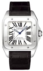 Cartier Men's W20073X8-Blue Santos 100 XL Automatic Watch