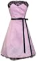 Strapless Satin Tulle Prom Dress Holiday Formal Bridesmaid Gown Black Lace Trim Junior Plus Size