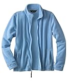 Woolrich Women's Andes Fleece Solid Jacket, BLEACHED DENIM (Blue), Size XXL