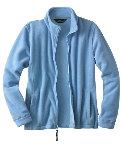 Woolrich Women's Andes Fleece Solid Jacket, BLEACHED DENIM (Blue), Size XXL