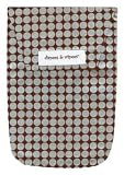 Diapees and Wipees Accessory Bag - Metallic Blue Dot