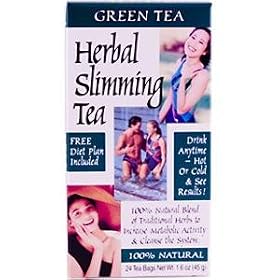 Slimming Tea Green Tea - 24 bags., (21st Century)