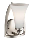 Arch Contemporary Satin Nickel Wall Sconce