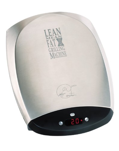 George Foreman GR26SBTMR Family Size Grill, Brushed Stainless Steel