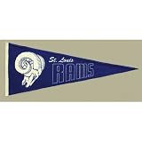 Saint Louis Rams Medium Throwback Pennant