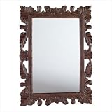 Indoor Furnitures item: Wood Carve Framed Decorative Wall Bedroom Vanity Mirror