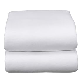 Click here to buy Bassinet Sheets 2-pk. - White.