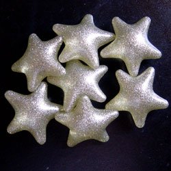 Bath Bead Silver Star (Bag of 20) - Wedding Favor